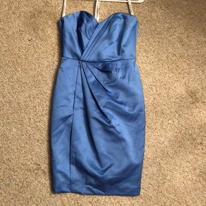 David’s Bridal Blue Dress